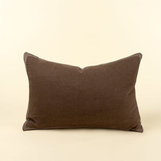 16x24 Esme Linen Pillow, Mocha