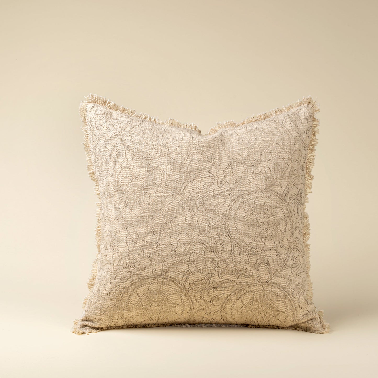 20x20 Botanique Fringe Pillow