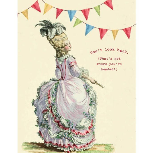 Card: Don't Look Back