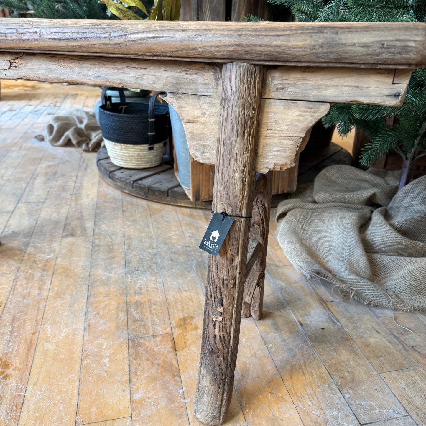Vintage Ornate Narrow Bench