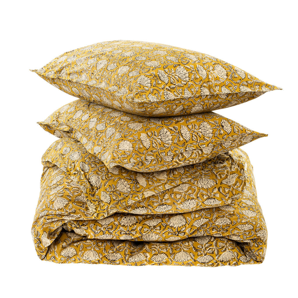 Manu Block Print Queen Duvet Set – TIN BARN MARKET