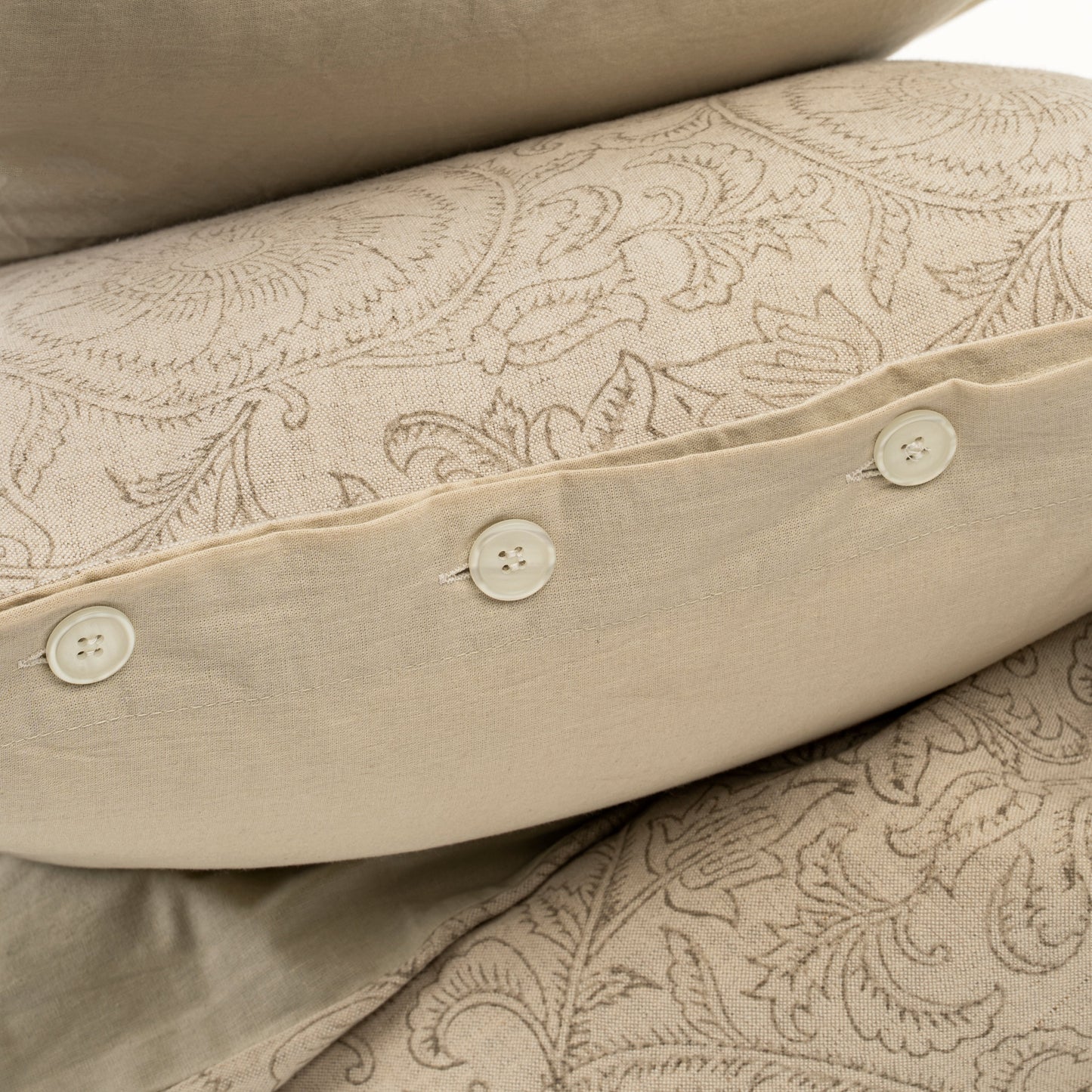 Botanique Queen Duvet Set, Natural