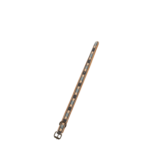 Casper Embroidered Dog Collar XS