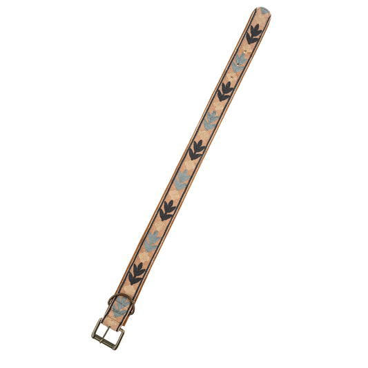 Casper Embroidered Dog Collar L