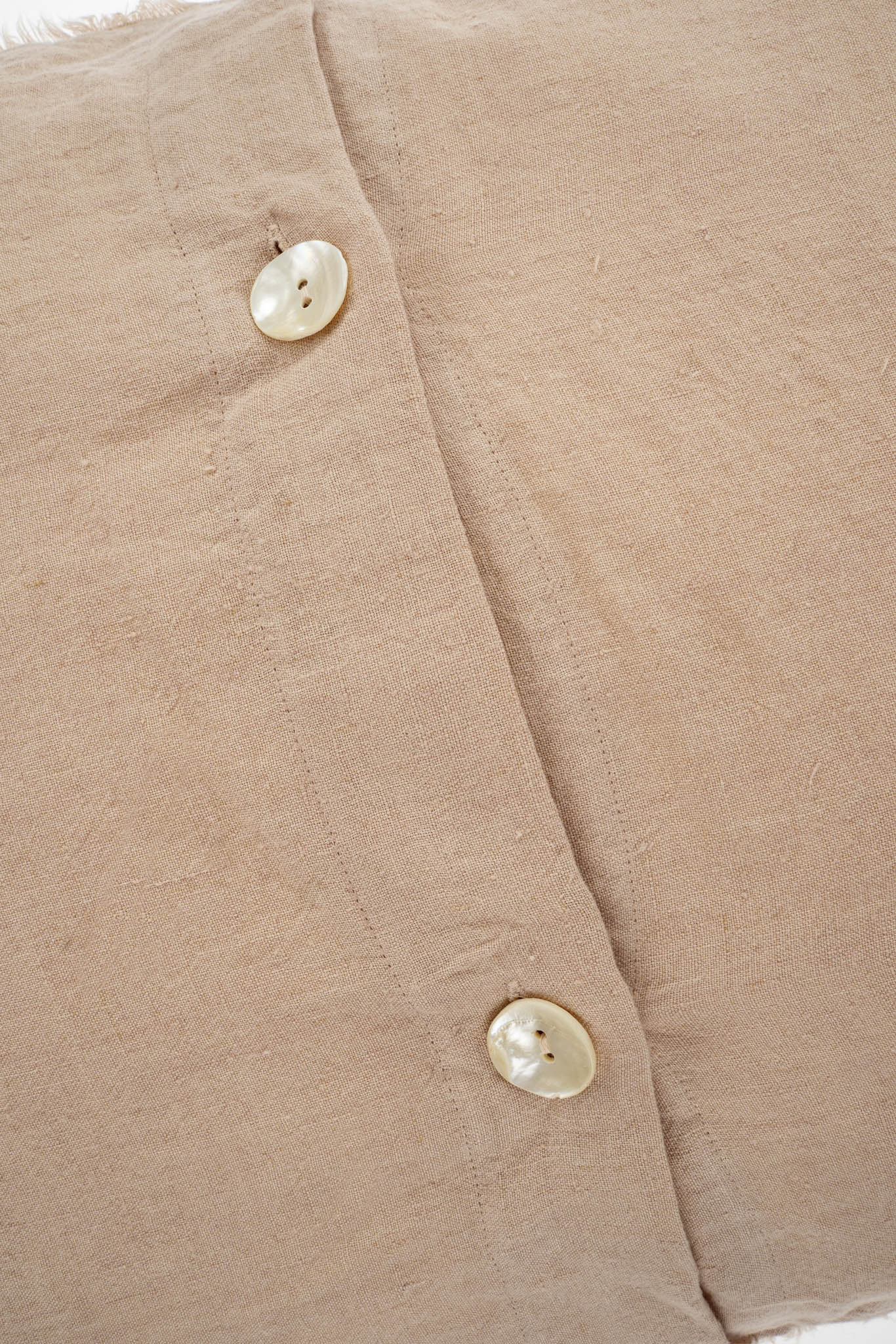 Lina Linen King Duvet Set Peony