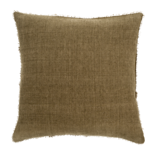 24x24 Lina Linen Pillow Fennel