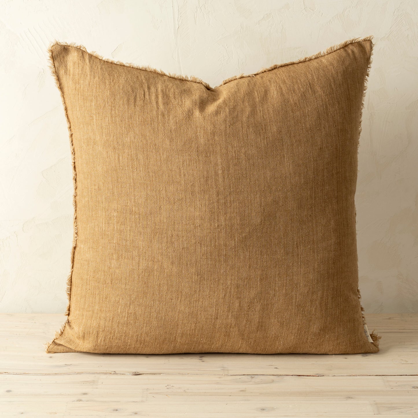 24x24 Lina Linen Pillow Tawny