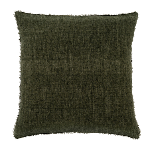 24x24 Lina Linen Pillow Avocado