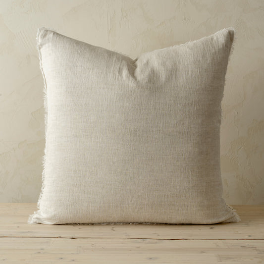 24x24 Lina Linen Pillow Chambray