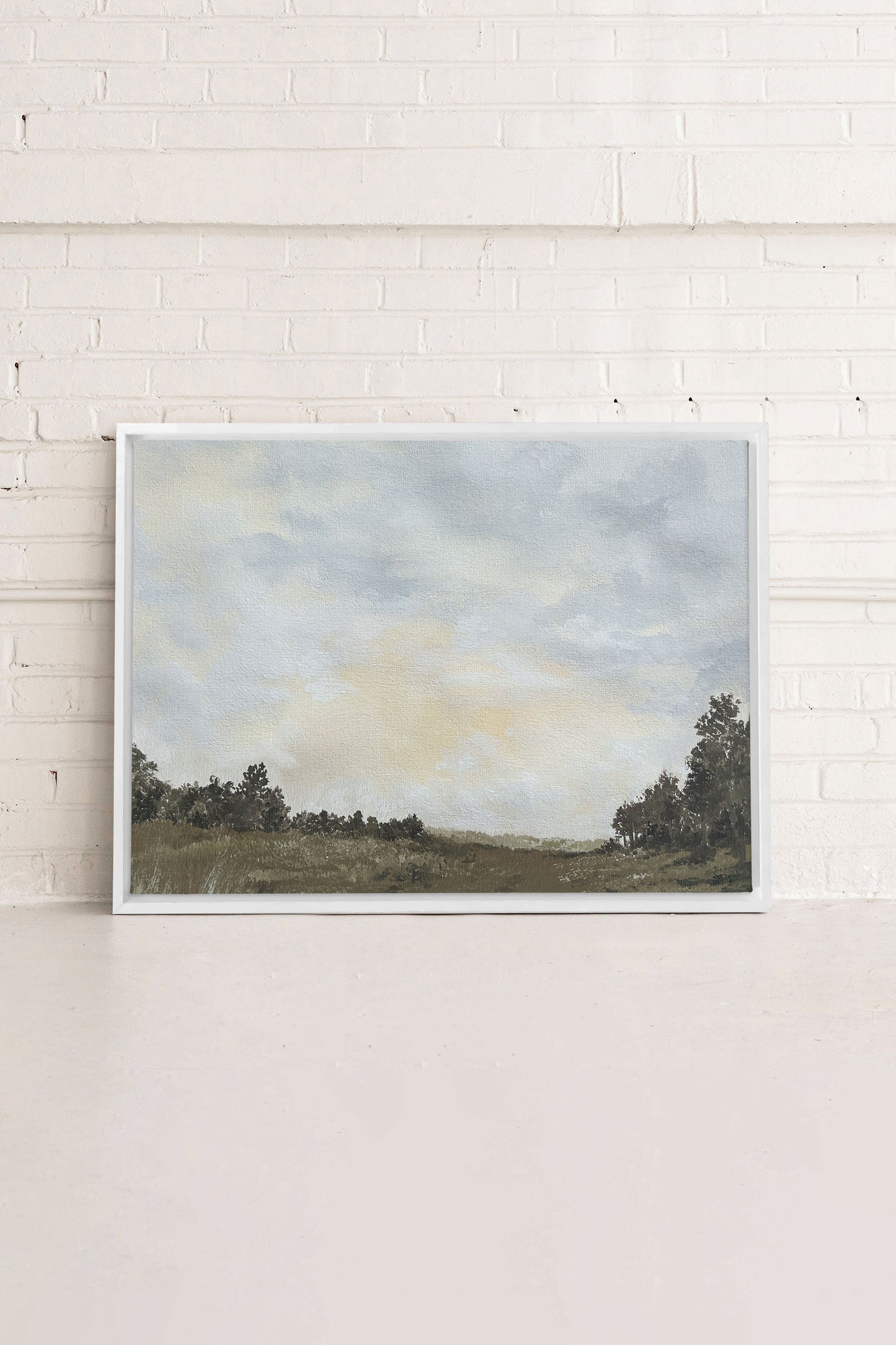 FRESH SKIES, Artwork on stretched canvas
