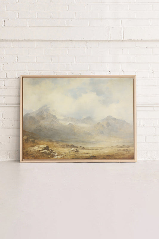 Quiet Highlands, Artwork on stretched canvas