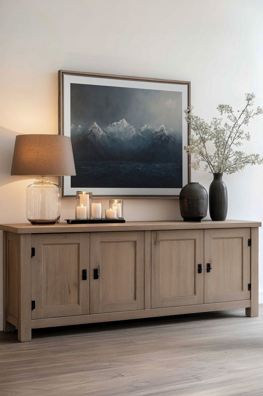 BEYOND THE RIDGE, Artwork on stretched canvas