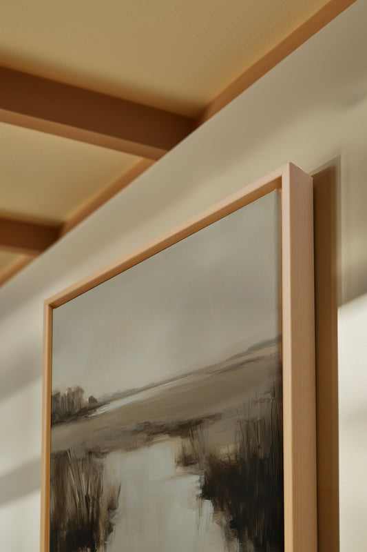 MISTY HORIZON, Work on stretched canvas