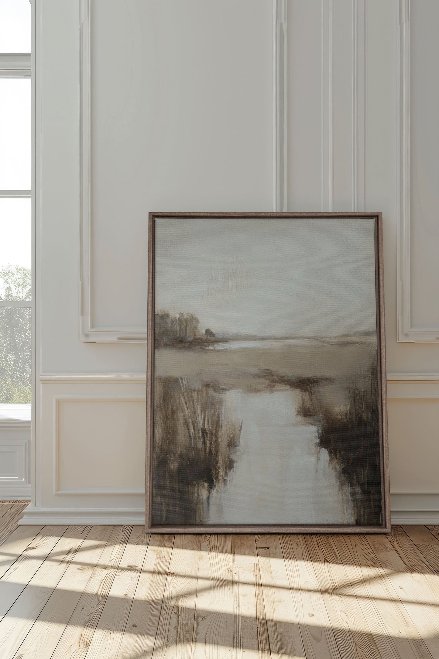 MISTY HORIZON, Work on stretched canvas