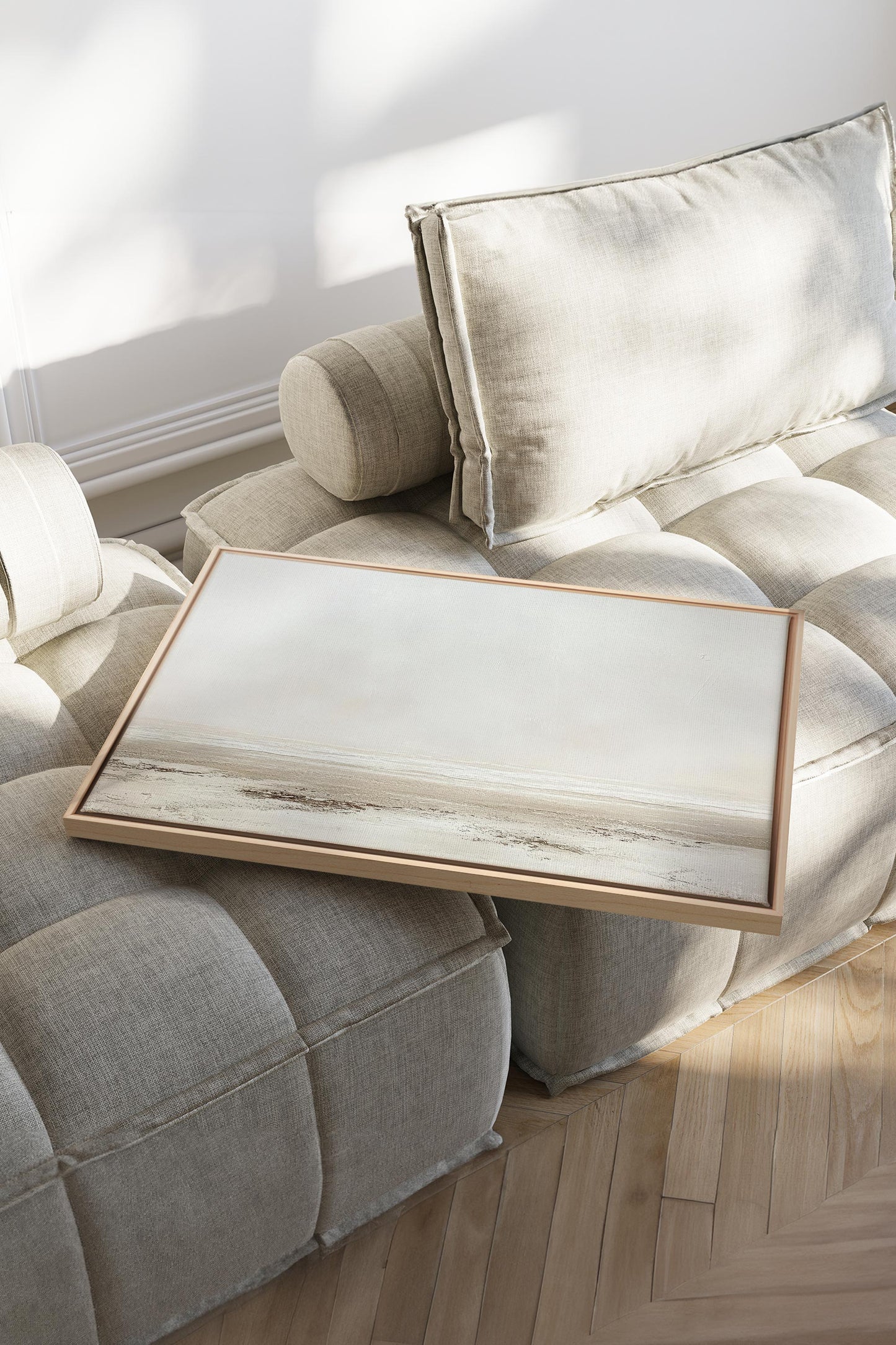 BENEATH THE MIST, Artwork on stretched canvas