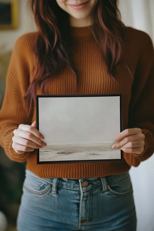 BENEATH THE MIST, Artwork on stretched canvas