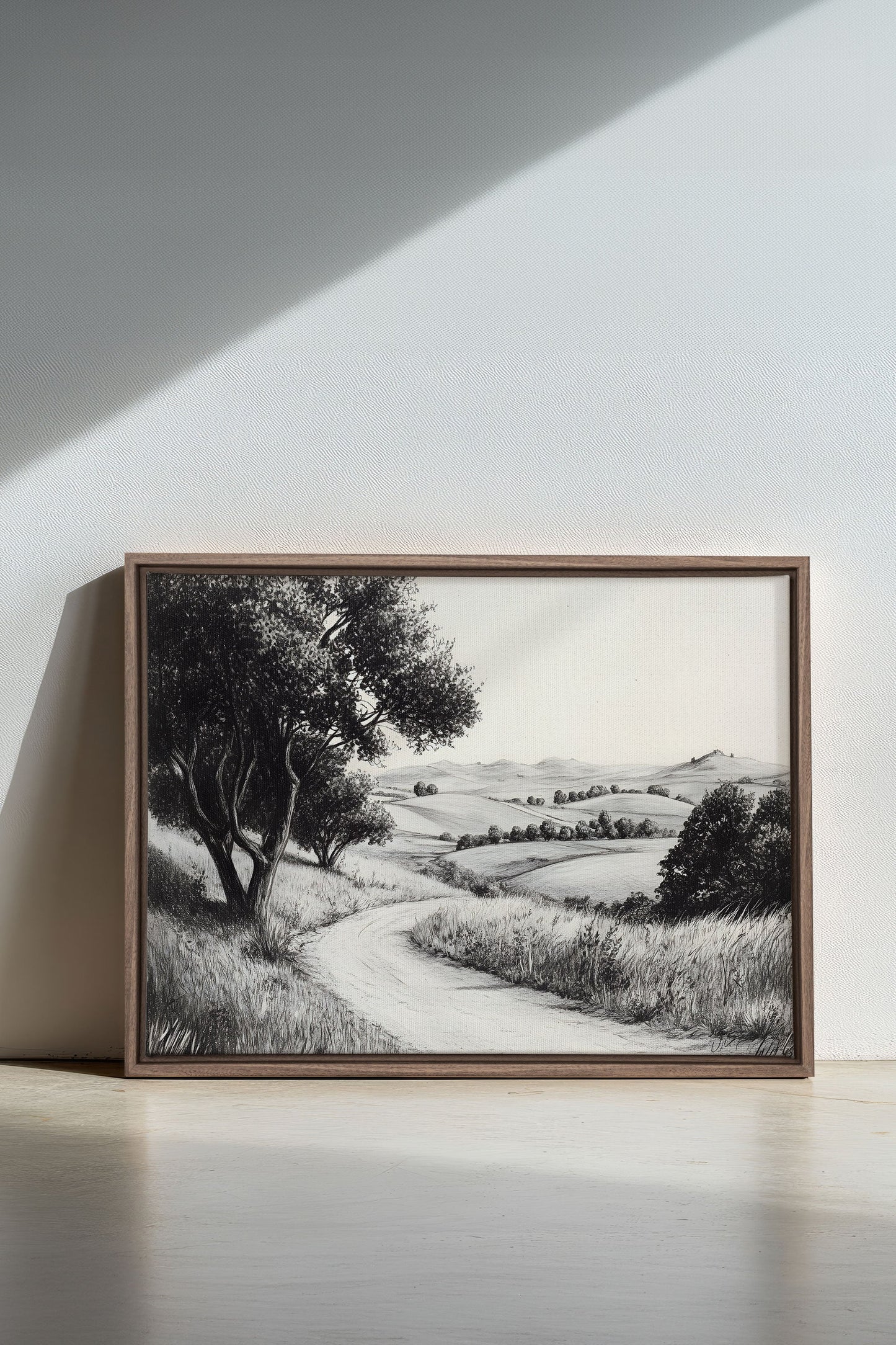 DOUCEUR DES COLLINES, Artwork on stretched canvas