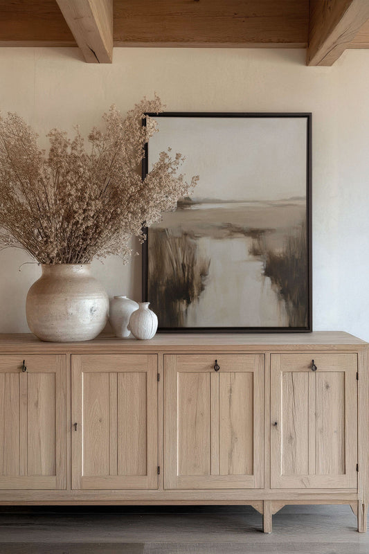 MISTY HORIZON, Work on stretched canvas