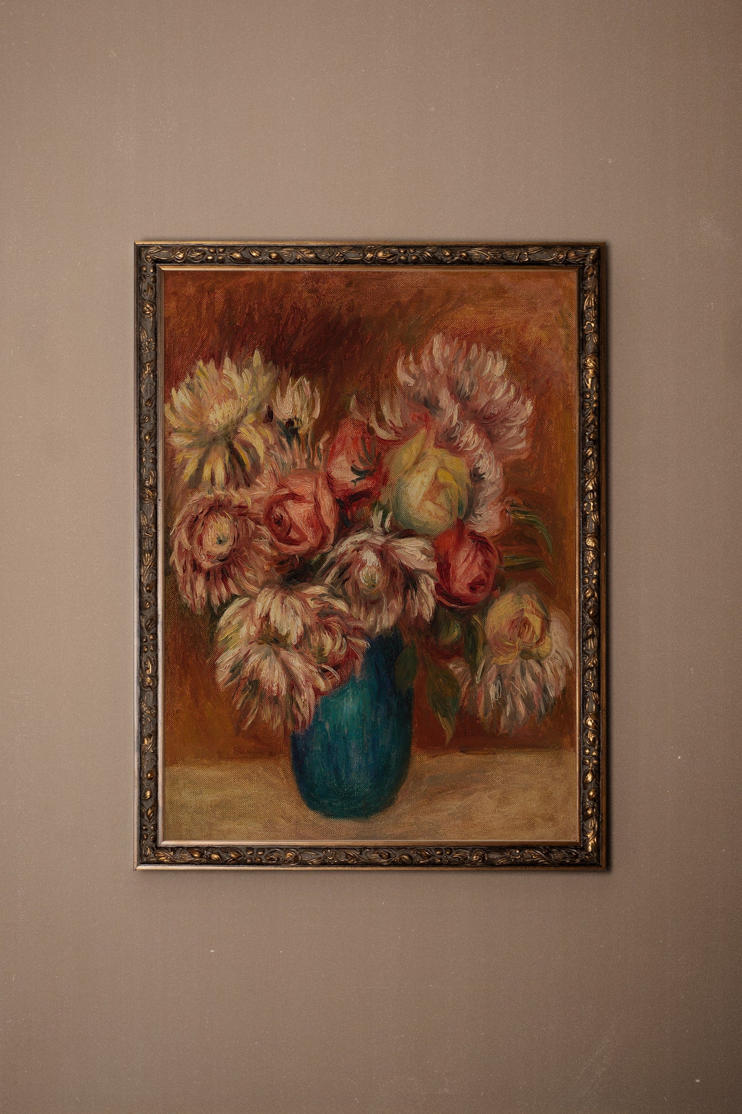 BOUQUET DE LUMIÈRE, VINTAGE BRONZE FRAME