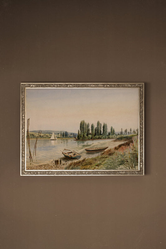 RIVES PAISIBLES, Vintage Silver Frame