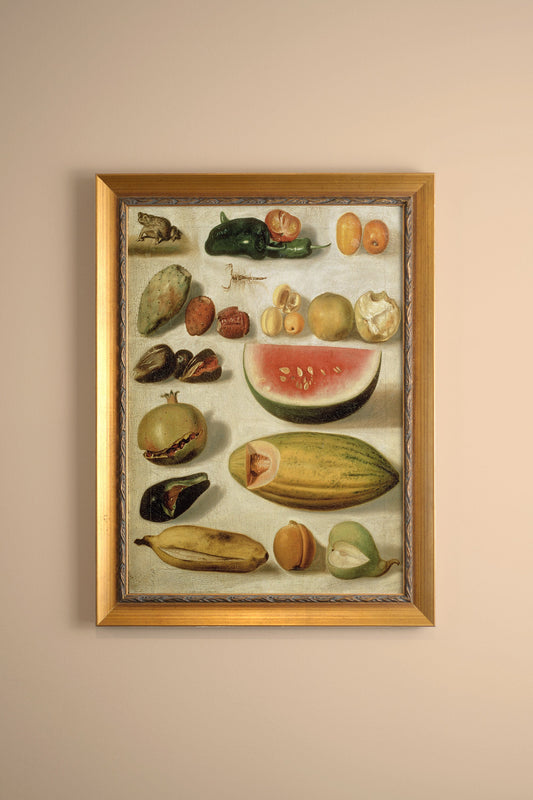 RÉCOLTE DORÉE, VINTAGE GOLD FRAME