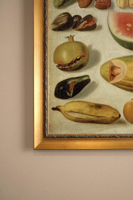 RÉCOLTE DORÉE, VINTAGE GOLD FRAME