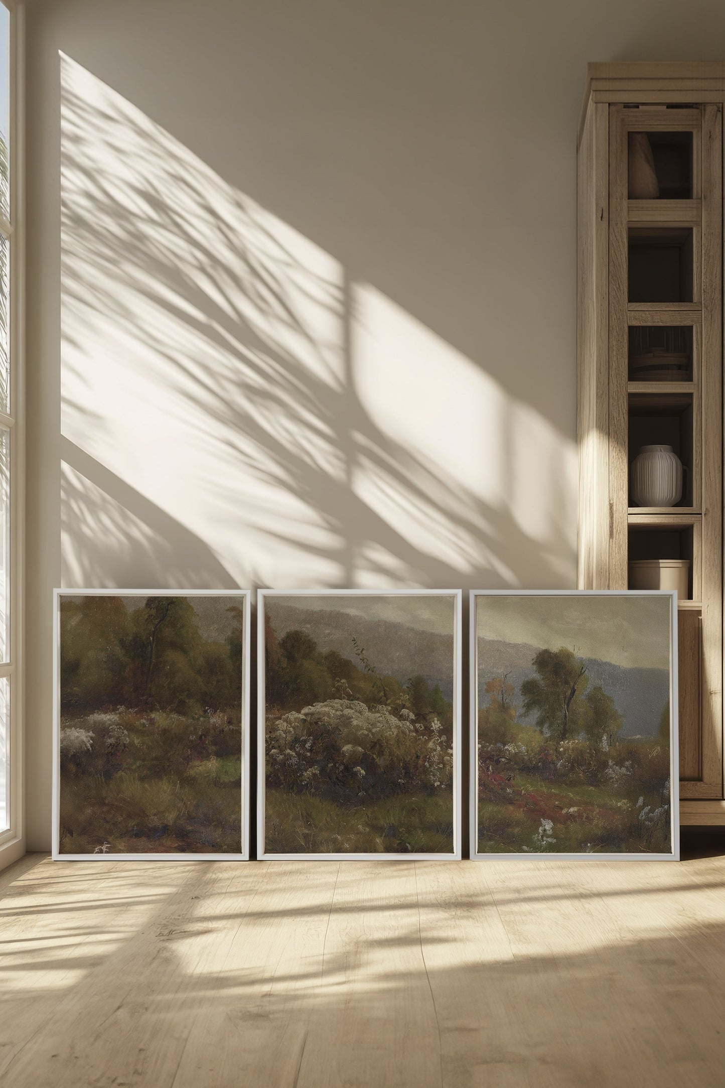 TRIO DOUCEURS CHAMPÊTRES (3 Works on stretched canvas)