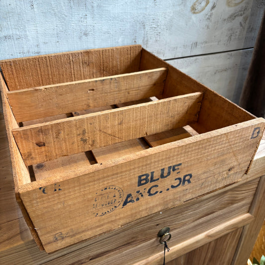 Vintage Chile Grapes Wooden Crate