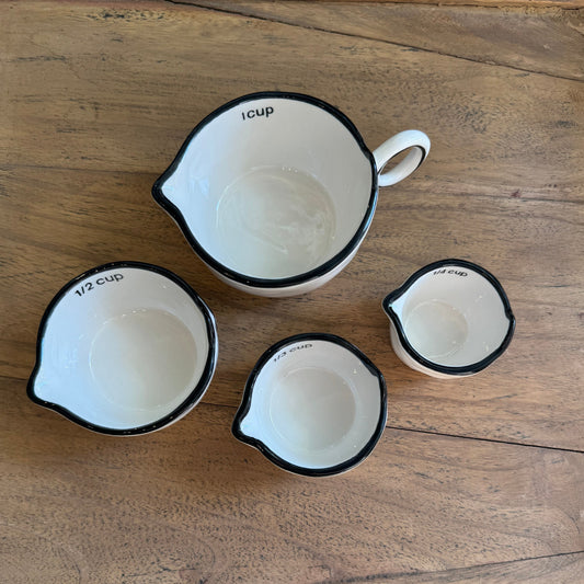 Rustic Measuring Cups - set of 4
