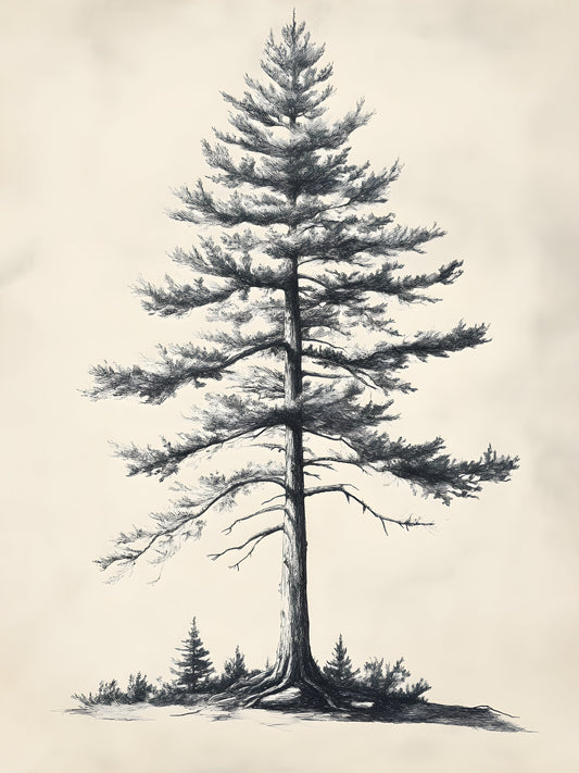 Forêt Ancienne 1, VINTAGE FRAME