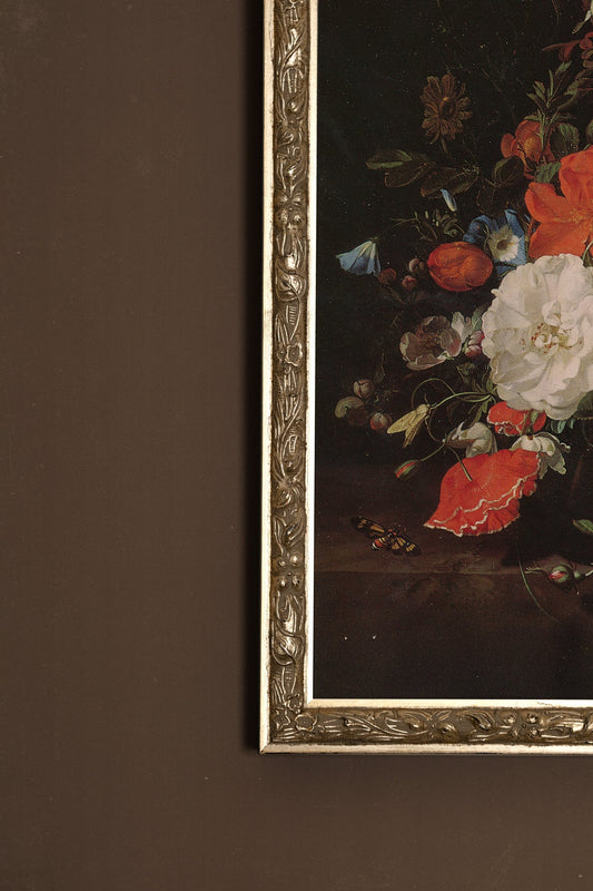 BOUQUET BAROQUE, VINTAGE SILVER FRAME