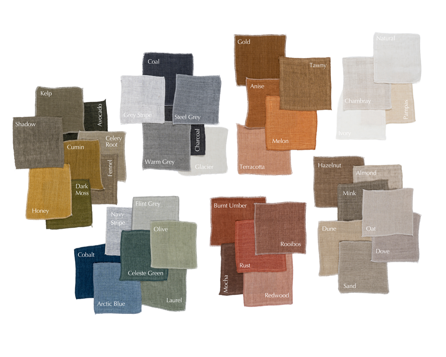 24x24 Lina Linen Pillow Tawny