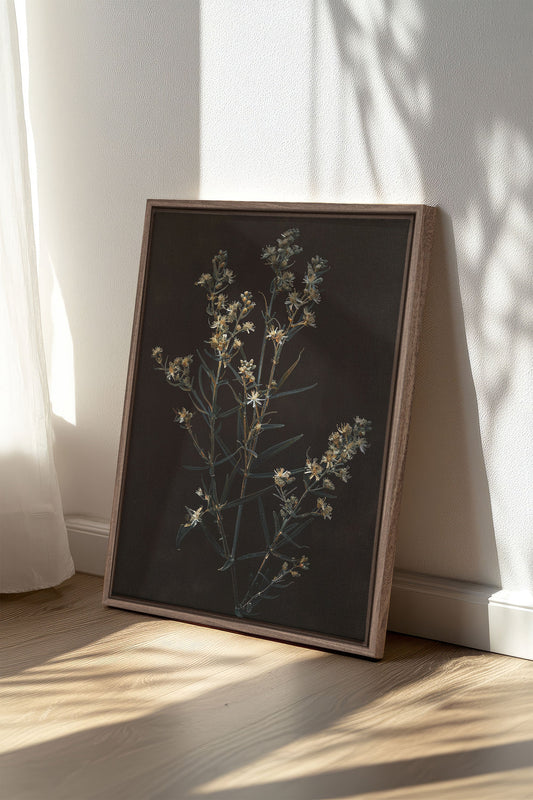 FLEUR D'ARGENT, Work on stretched canvas