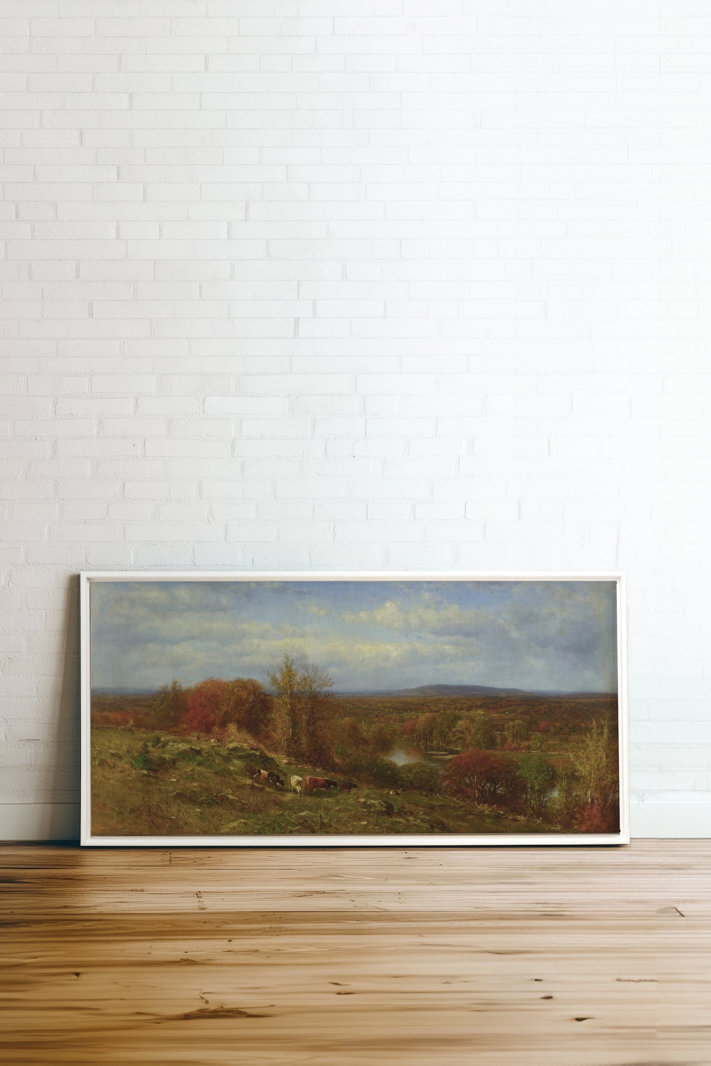 COUNTRYSIDE GLOW, Artwork on stretched canvas