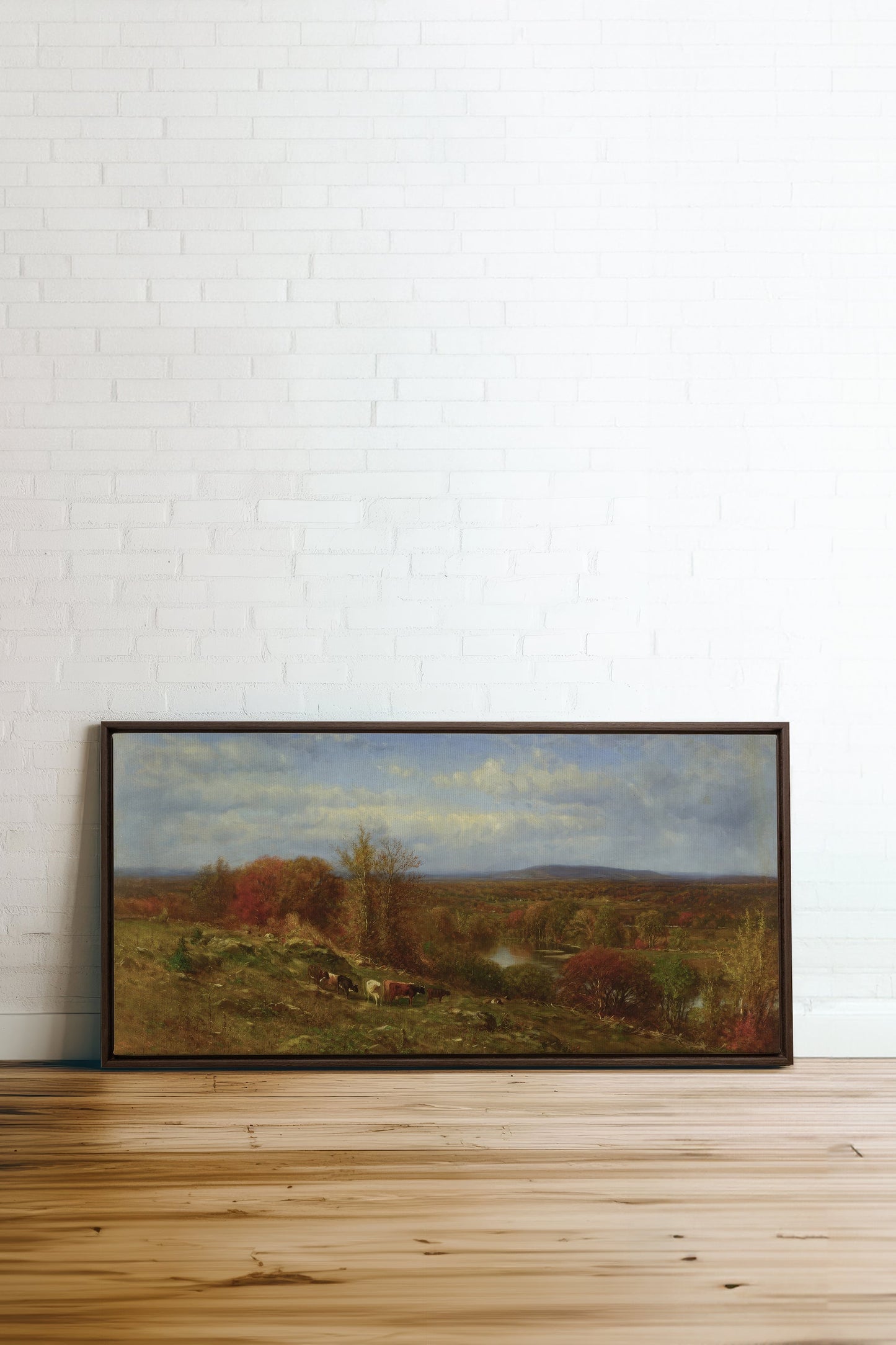 COUNTRYSIDE GLOW, Artwork on stretched canvas