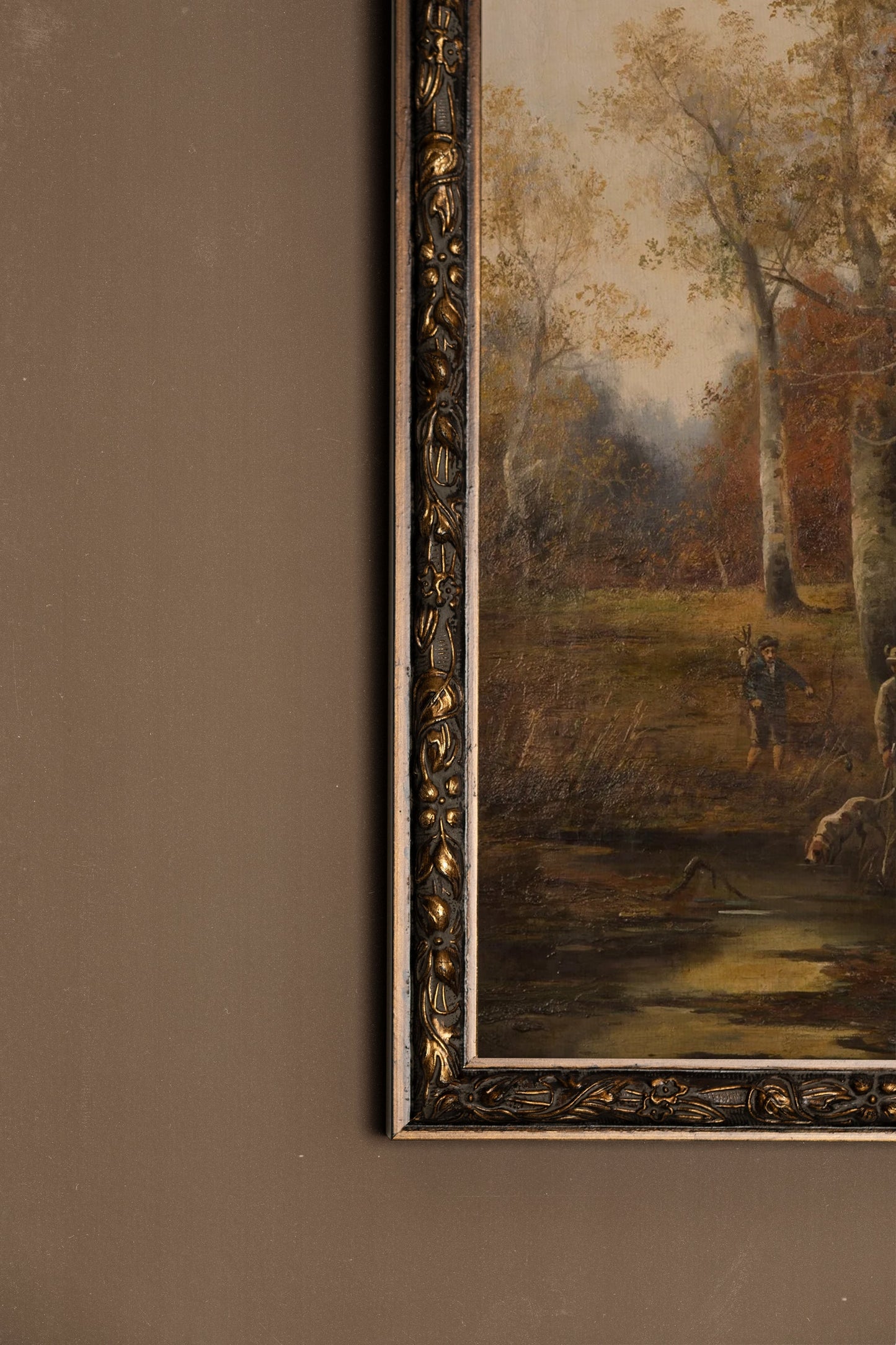 SOUS LES ARBRES DORÉS, VINTAGE BRONZE FRAME