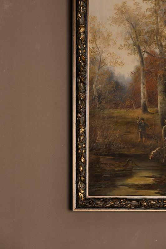 SOUS LES ARBRES DORÉS, VINTAGE BRONZE FRAME