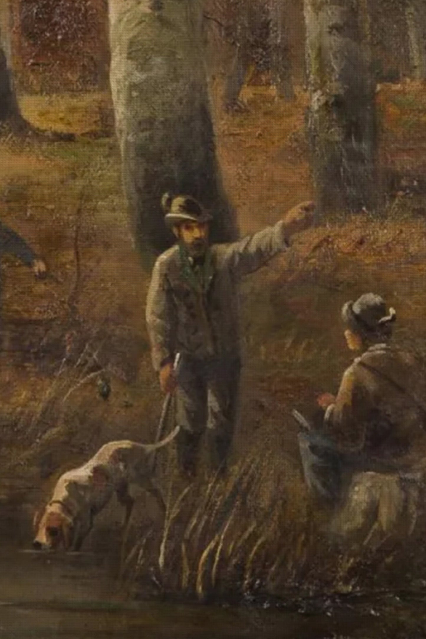 SOUS LES ARBRES DORÉS, VINTAGE BRONZE FRAME