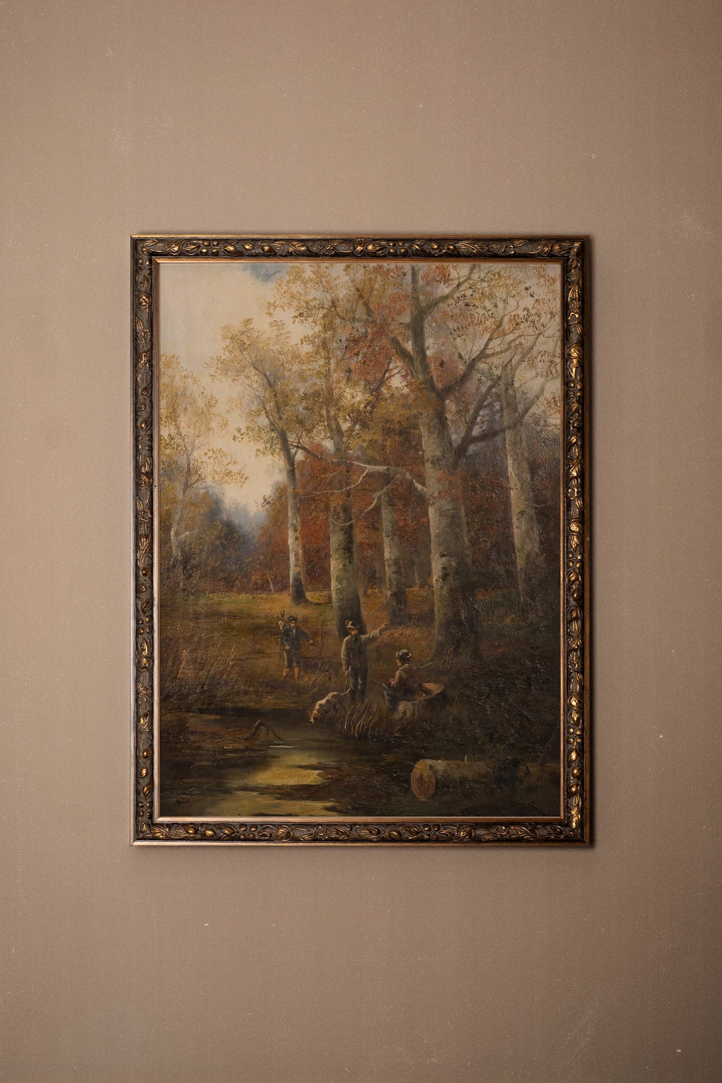 SOUS LES ARBRES DORÉS, VINTAGE BRONZE FRAME