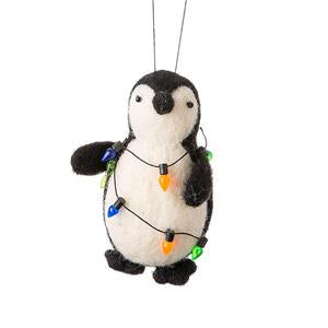 Penguin w/ Lights Ornament