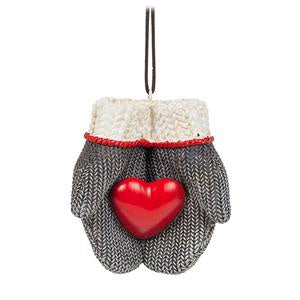 Mittens w/ Heart Ornament