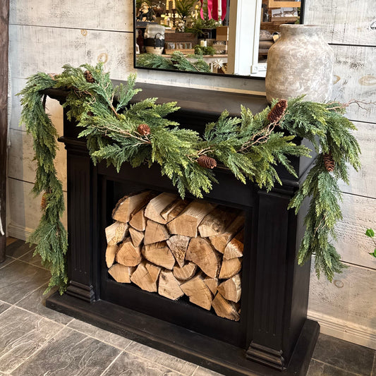 Faux Conifer Garland