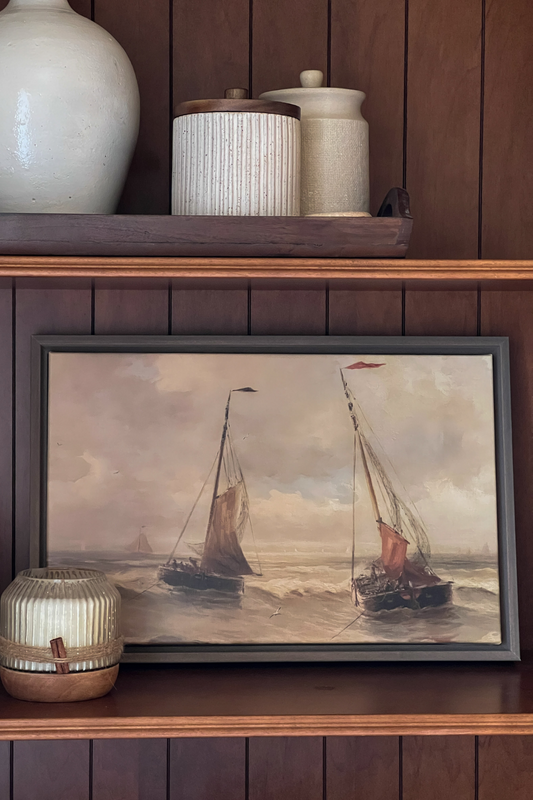 VINTAGE SAILING, Work on stretched canvas