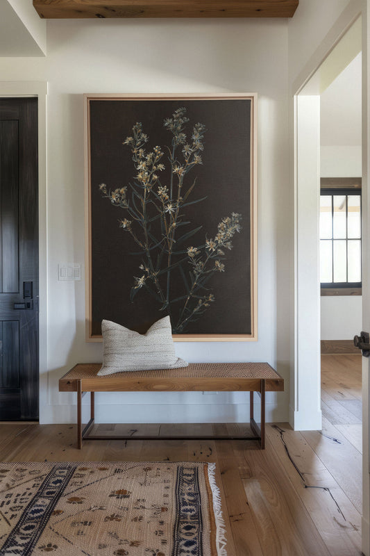 FLEUR D'ARGENT, Work on stretched canvas