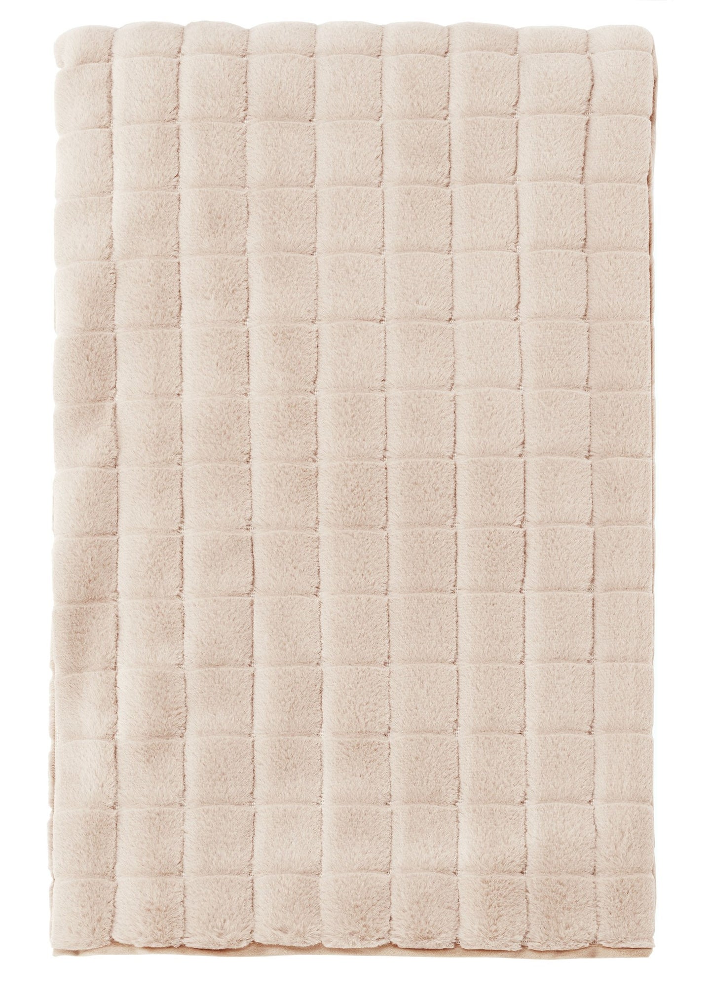 Faux Rabbit Fur Throw