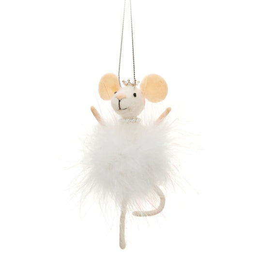 Wool Ballet Mouse Ornament