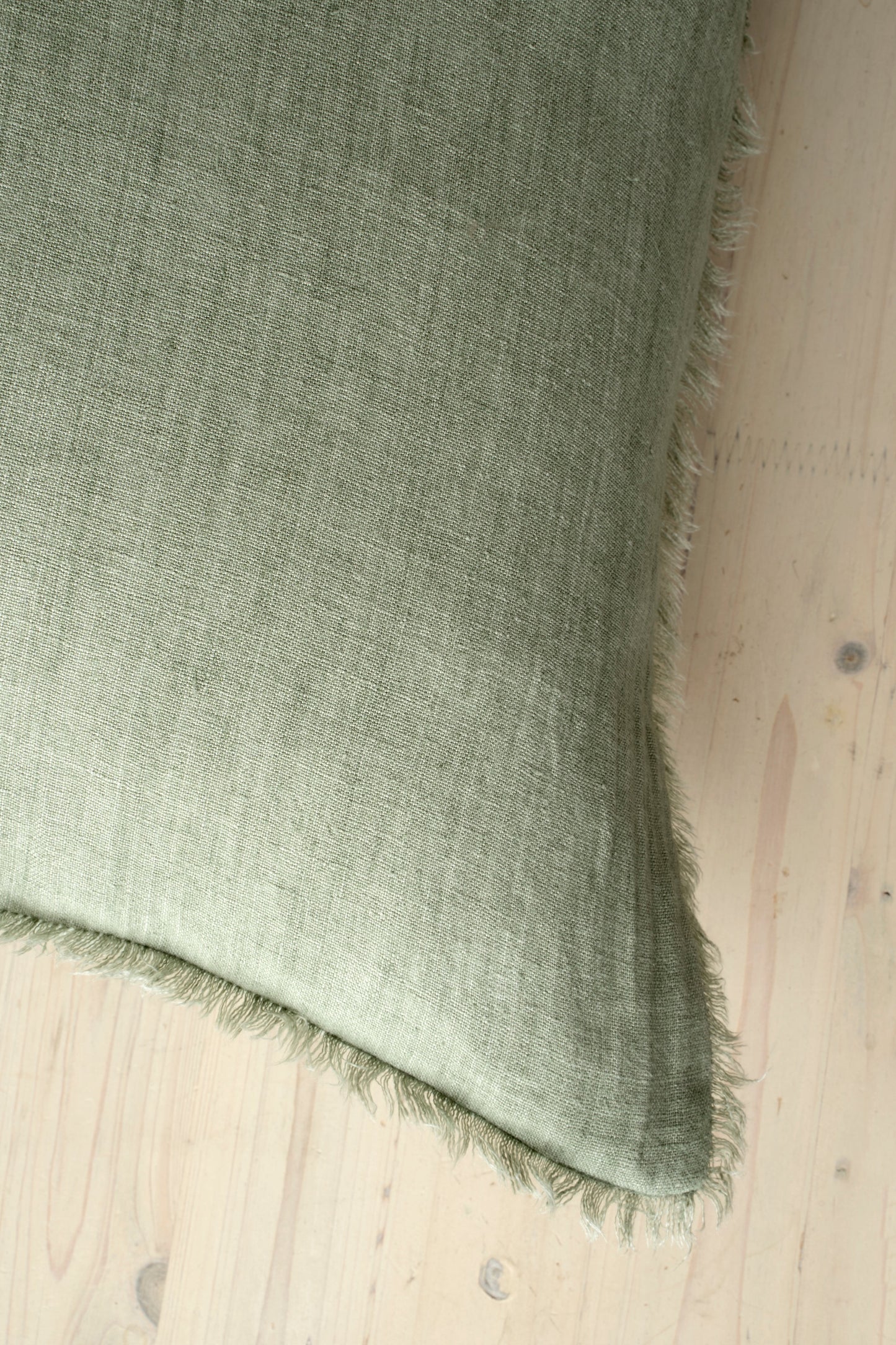 24x24 Lina Linen Pillow Laurel