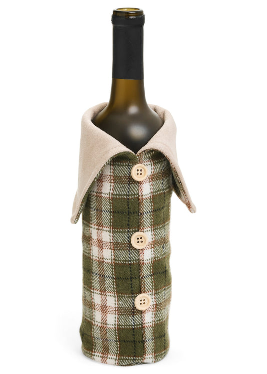 Check Wine Bottle Cover