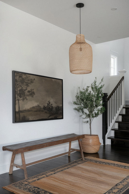 HAZY WOODS, Work on stretched canvas