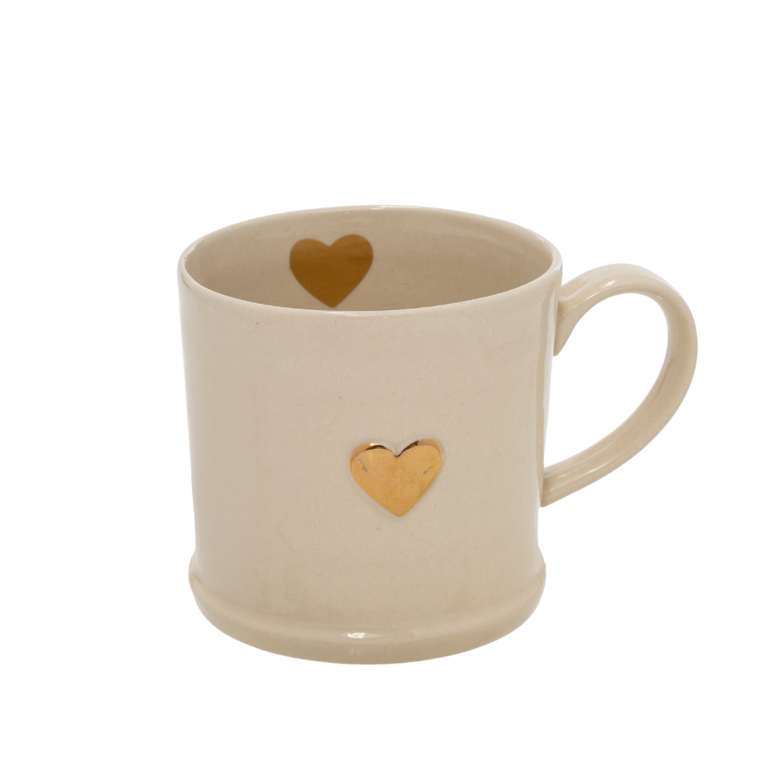 Sweet Heart Mug, Gold